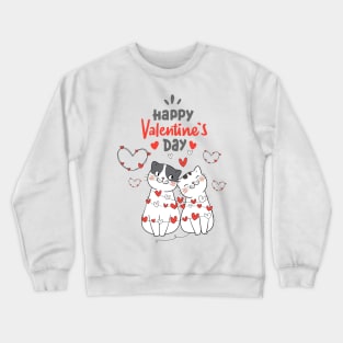 Happy Valentines Day Valentine Day Crewneck Sweatshirt